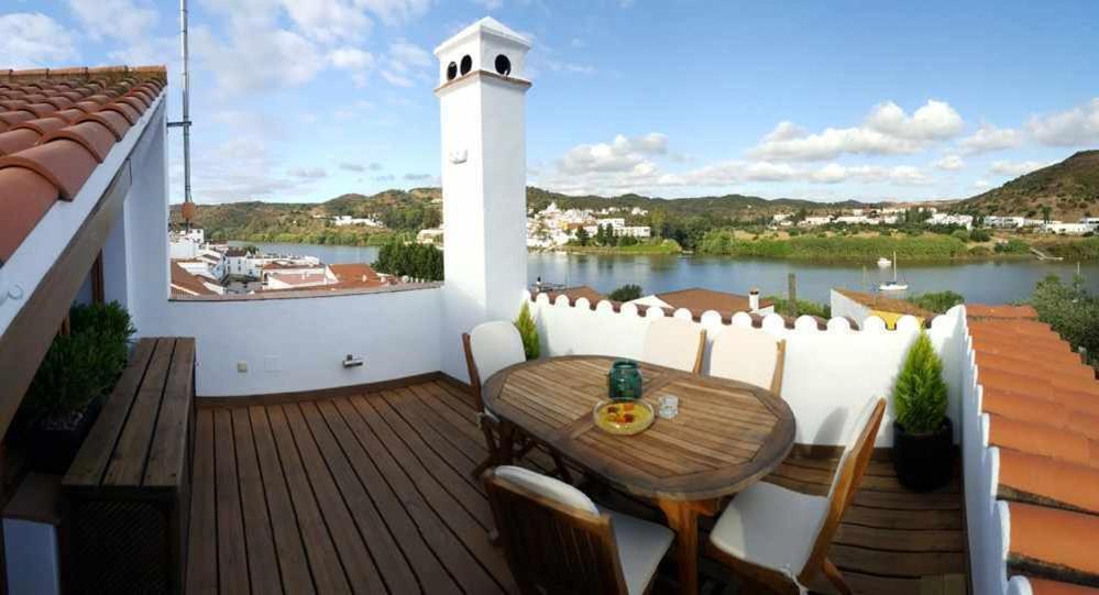 Casa rural La Rabá Terraza con increíbles vistas Sanlúcar de Guadiana Exterior foto